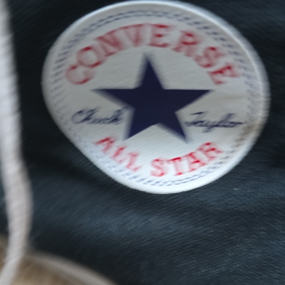 Converse Chuck Taylor Black and White High-Top Sneakers - Size 8.5 Men's - Picture 14 of 16